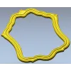 Wavy Baroque Frame STL for CNC
