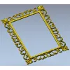 Резная рамка в стиле барокко - 3D модель STL для ЧПУ