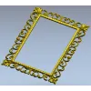 Резная рамка в стиле барокко - 3D модель STL для ЧПУ