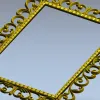Резная рамка в стиле барокко - 3D модель STL для ЧПУ