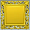 Baroque Square Frame STL - ornate CNC-ready 3D model