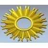 Sunburst Ornamental Frame STL for CNC