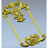Ornate Rococo Frame STL for CNC Milling
