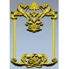 Ornate Rococo Frame STL for CNC Milling