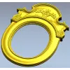 Aurelia Oval Cartouche - 3D STL Frame for CNC
