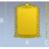 Rococo Ornamental Frame STL for CNC Milling