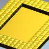 Pyramid Stud Frame STL - 3D model for CNC milling