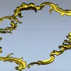 Рокайльная рамка - 3D модель в формате STL для ЧПУ