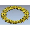 Laurel Wreath Relief - detailed 3D STL model for CNC