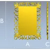 Ribbon Lace Frame - STL 3D model for CNC milling