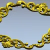 Резная рамка в стиле рококо - 3D модель STL для ЧПУ