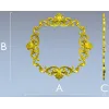 Резная рамка в стиле рококо - 3D модель STL для ЧПУ