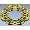 Ажурная круглая рамка - 3D модель STL для ЧПУ