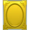 Ornamental Oval Cartouche STL for CNC