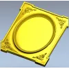 Ornamental Oval Cartouche STL for CNC