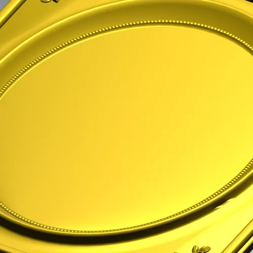 Ornamental Oval Cartouche STL for CNC