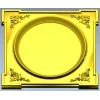 Ornamental Oval Cartouche STL for CNC