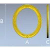 Fleuron Oval Frame STL for CNC