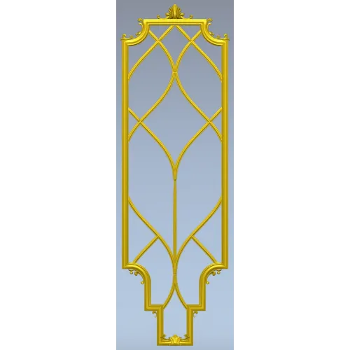 Elysian Lattice Vertical Panel - STL 3D model for CNC