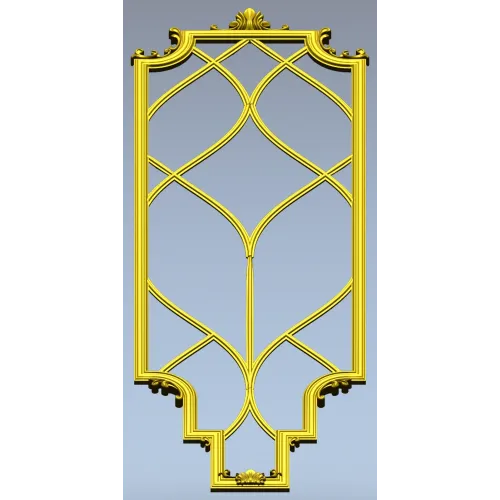 Elysian Lattice Vertical Panel - STL 3D model for CNC