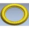 Braided Ring Frame - STL 3D model for CNC milling