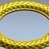 Braided Ring Frame - STL 3D model for CNC milling