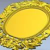 Овальная рамка в барочном стиле - STL 3D модель для ЧПУ
