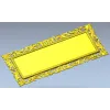 Acanthus Royale Plaque - STL 3D model for CNC milling