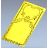 Резная рамка в стиле рококо - 3D модель STL для ЧПУ