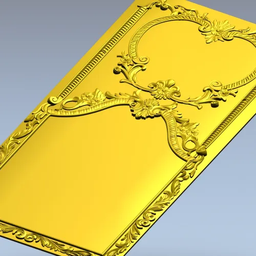 Резная рамка в стиле рококо - 3D модель STL для ЧПУ