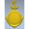 Anchor Medallion - STL 3D Model for CNC