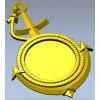 Anchor Medallion - STL 3D Model for CNC