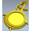 Anchor Medallion - STL 3D Model for CNC