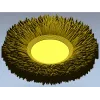 Солярис - круглая декоративная розетка для ЧПУ (stl)