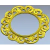 Ornate Rococo Round-in-Square Frame STL for CNC