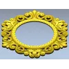 Baroque Round Frame STL for CNC - Ornate Rocaille Design