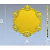 Резная декоративная рамка в стиле рококо - STL для ЧПУ