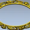 Классическая круглая рамка в стиле акант - STL модель для ЧПУ