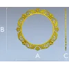 Классическая круглая рамка в стиле акант - STL модель для ЧПУ