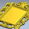 Baroque Acanthus Frame STL for CNC