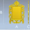 Baroque Acanthus Frame STL for CNC