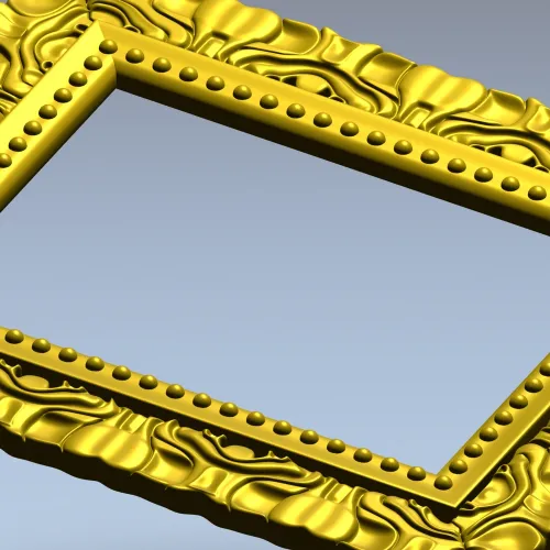 Багет Лючия - 3D модель рамки для ЧПУ (STL)