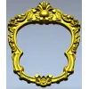 Ornate Oval Frame STL for CNC