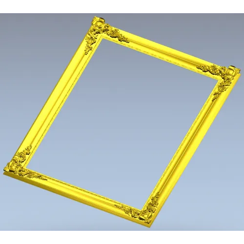 Барочная резная рамка - 3D модель STL для ЧПУ