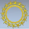 Ornamental Acanthus Round Frame - STL 3D Model for CNC