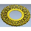 Резная круглая рамка STL для ЧПУ - венок листьев, 3D модель stl