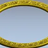 Розетта - декоративный багет в формате STL для ЧПУ