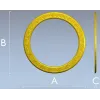 Розетта - декоративный багет в формате STL для ЧПУ
