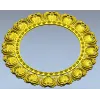 Ornate Shell Rosette - Round CNC Frame STL