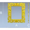Baroque Acanthus Frame - STL 3D model for CNC carving
